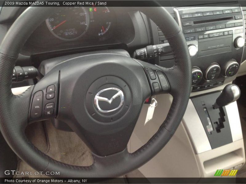 Copper Red Mica / Sand 2009 Mazda MAZDA5 Touring