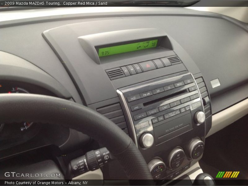 Copper Red Mica / Sand 2009 Mazda MAZDA5 Touring