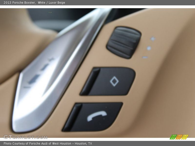 White / Luxor Beige 2013 Porsche Boxster