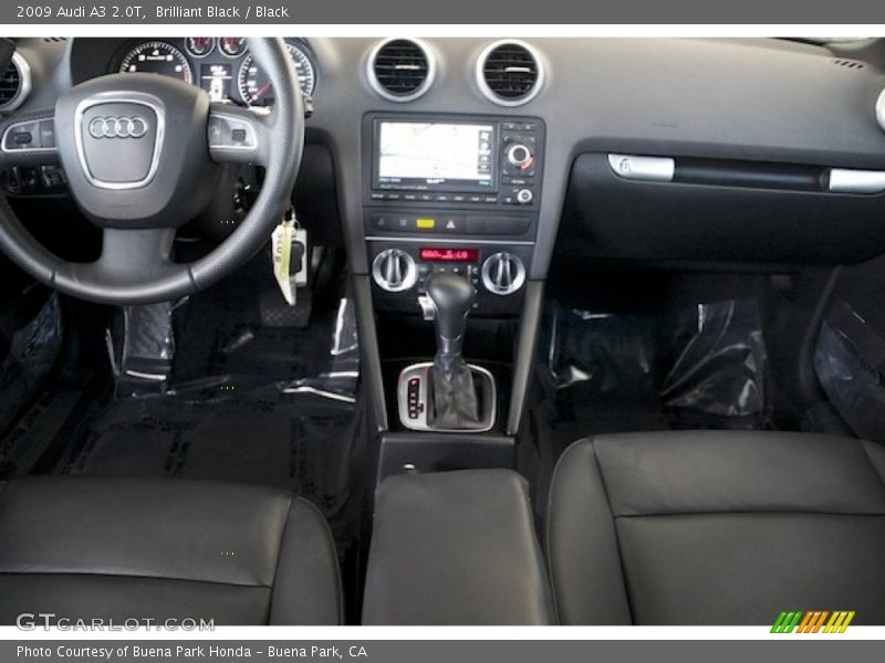Brilliant Black / Black 2009 Audi A3 2.0T