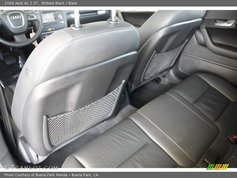 Brilliant Black / Black 2009 Audi A3 2.0T