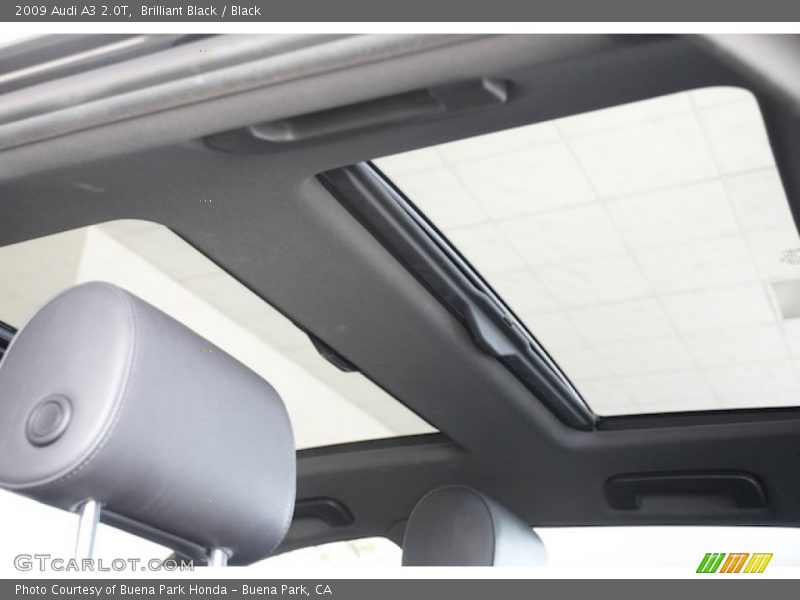 Brilliant Black / Black 2009 Audi A3 2.0T