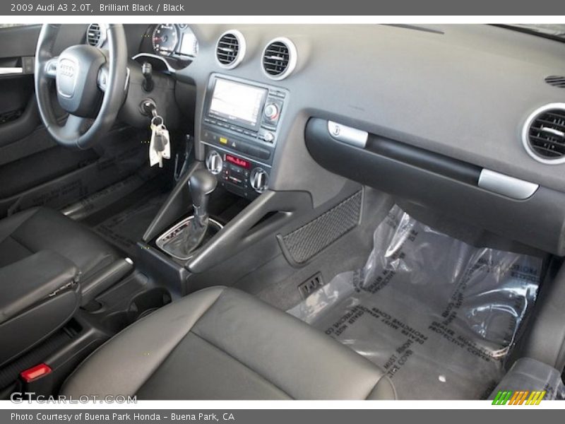 Brilliant Black / Black 2009 Audi A3 2.0T