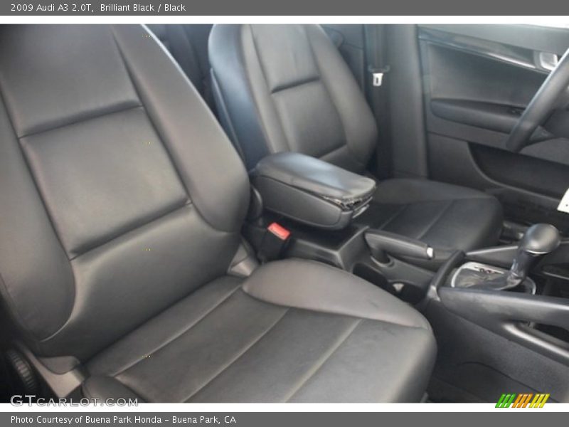 Brilliant Black / Black 2009 Audi A3 2.0T