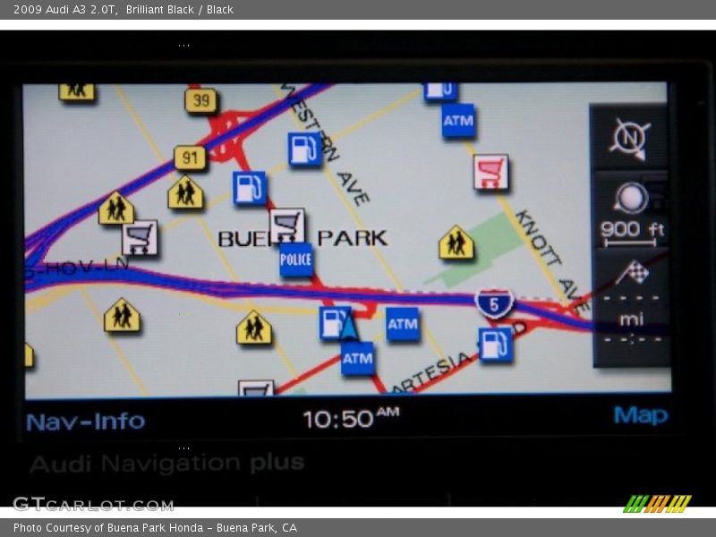Brilliant Black / Black 2009 Audi A3 2.0T