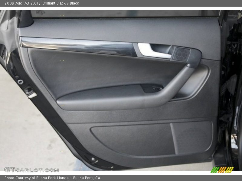 Brilliant Black / Black 2009 Audi A3 2.0T