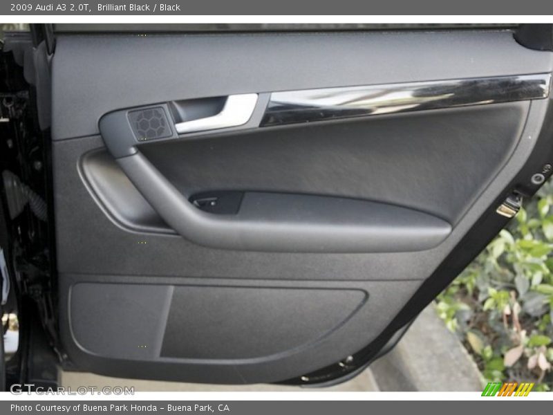 Brilliant Black / Black 2009 Audi A3 2.0T