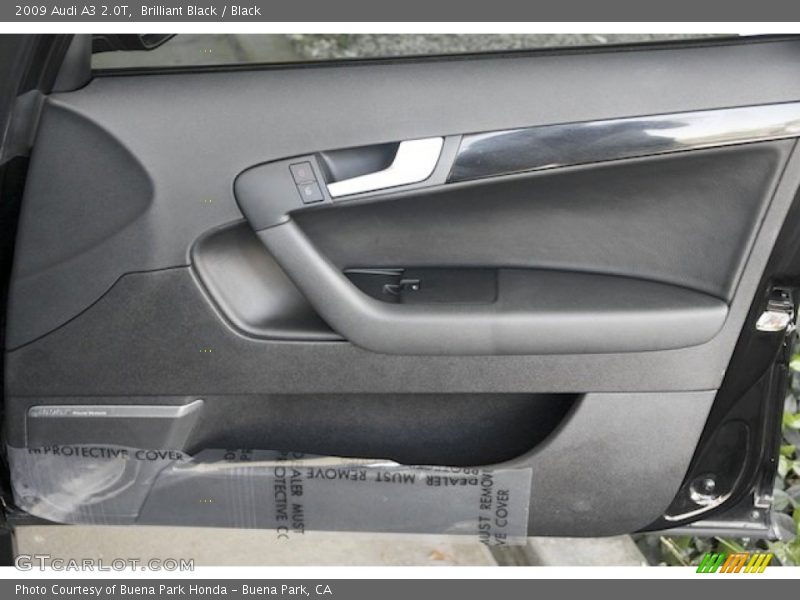 Brilliant Black / Black 2009 Audi A3 2.0T
