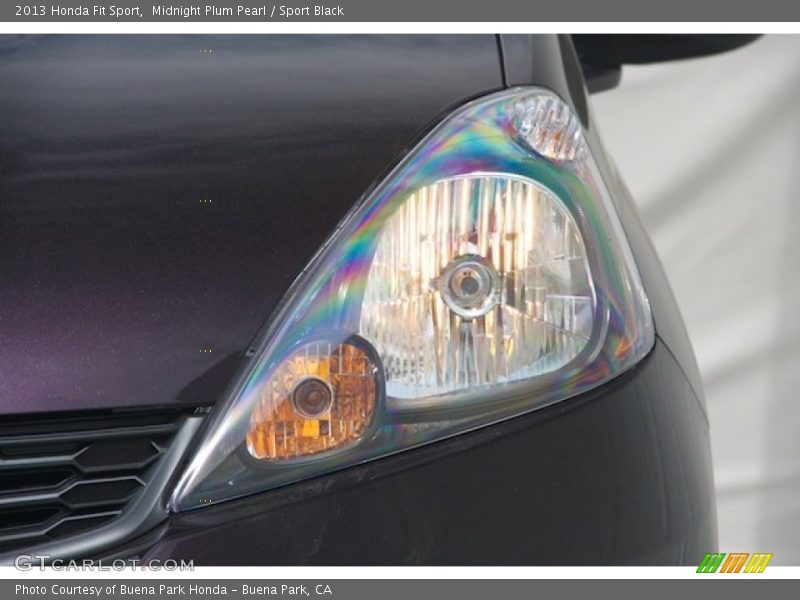 Midnight Plum Pearl / Sport Black 2013 Honda Fit Sport