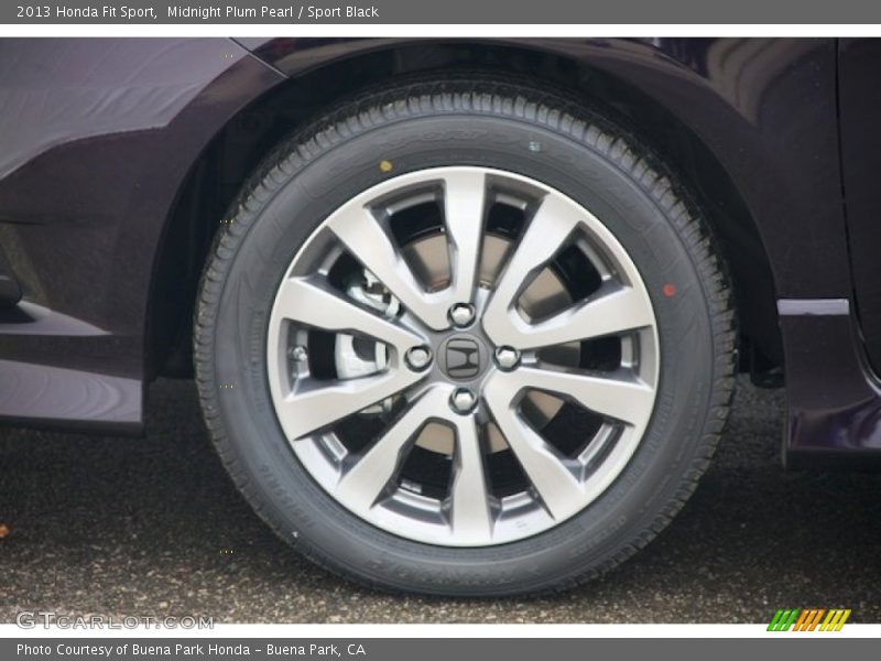 Midnight Plum Pearl / Sport Black 2013 Honda Fit Sport