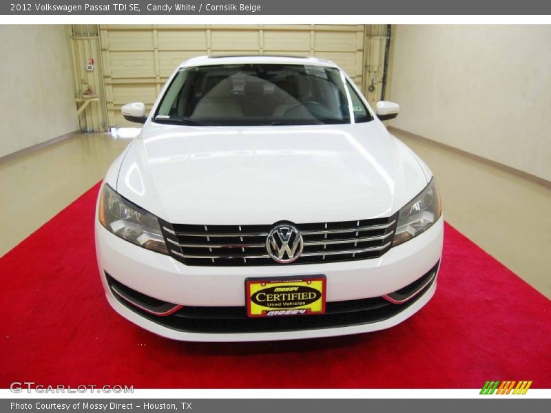 Candy White / Cornsilk Beige 2012 Volkswagen Passat TDI SE