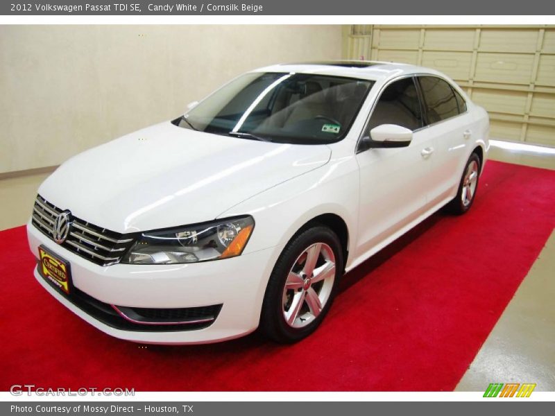 Candy White / Cornsilk Beige 2012 Volkswagen Passat TDI SE