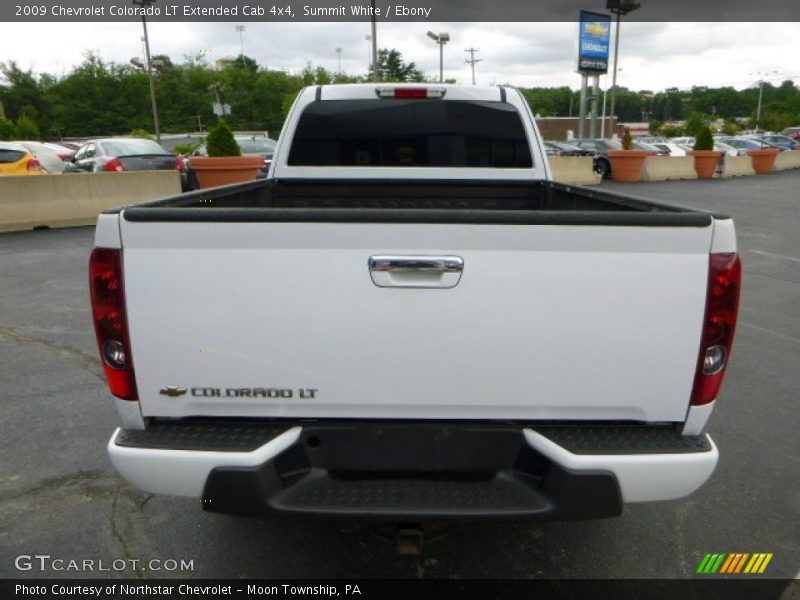 Summit White / Ebony 2009 Chevrolet Colorado LT Extended Cab 4x4
