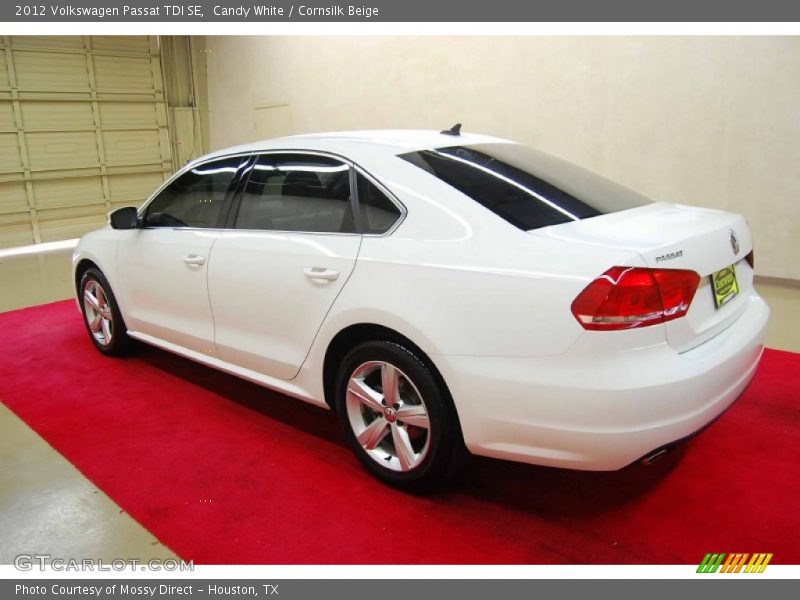 Candy White / Cornsilk Beige 2012 Volkswagen Passat TDI SE