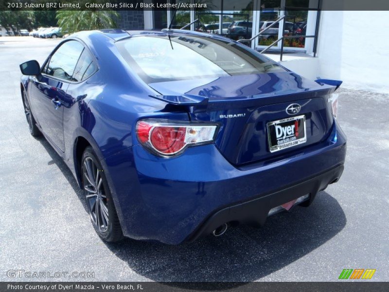 Galaxy Blue Silica / Black Leather/Alcantara 2013 Subaru BRZ Limited