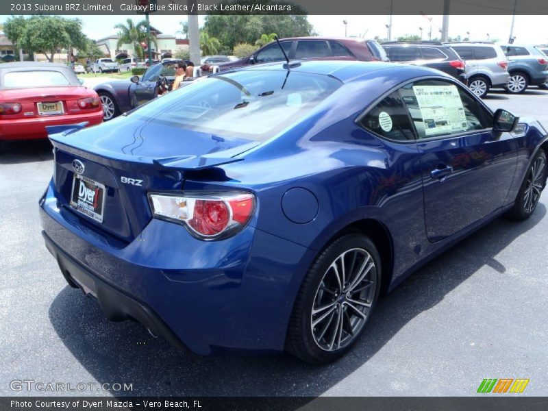 Galaxy Blue Silica / Black Leather/Alcantara 2013 Subaru BRZ Limited