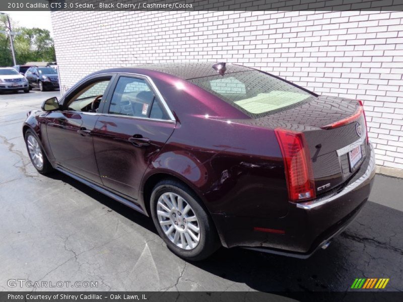 Black Cherry / Cashmere/Cocoa 2010 Cadillac CTS 3.0 Sedan