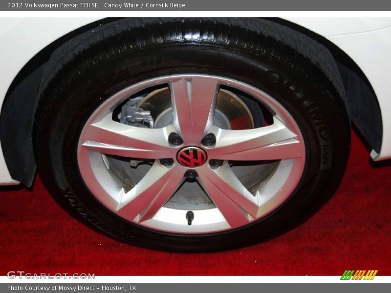 Candy White / Cornsilk Beige 2012 Volkswagen Passat TDI SE