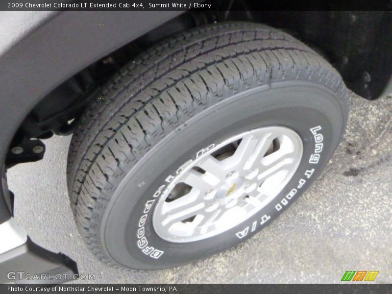 Summit White / Ebony 2009 Chevrolet Colorado LT Extended Cab 4x4