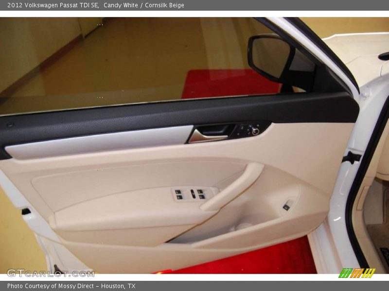 Candy White / Cornsilk Beige 2012 Volkswagen Passat TDI SE