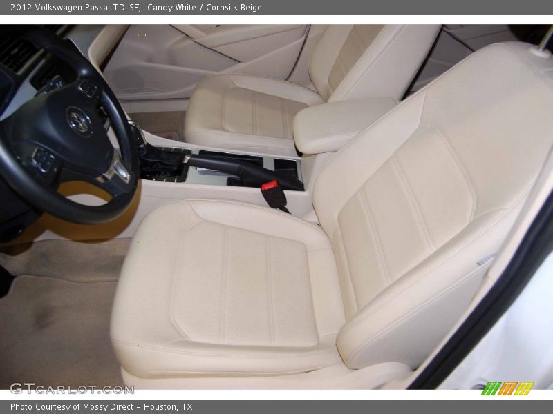 Candy White / Cornsilk Beige 2012 Volkswagen Passat TDI SE