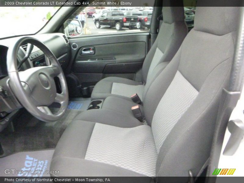 Summit White / Ebony 2009 Chevrolet Colorado LT Extended Cab 4x4