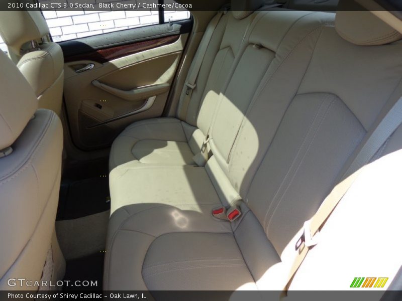 Black Cherry / Cashmere/Cocoa 2010 Cadillac CTS 3.0 Sedan