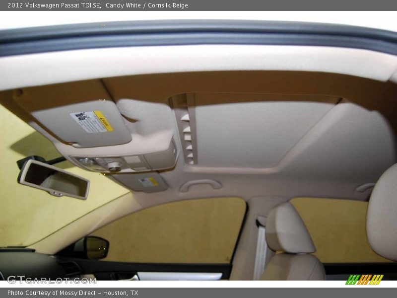 Candy White / Cornsilk Beige 2012 Volkswagen Passat TDI SE