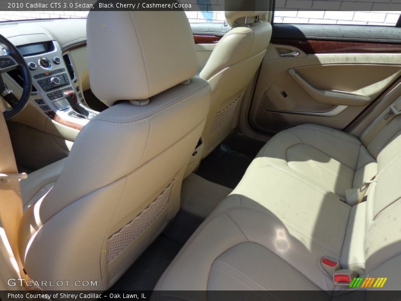 Black Cherry / Cashmere/Cocoa 2010 Cadillac CTS 3.0 Sedan