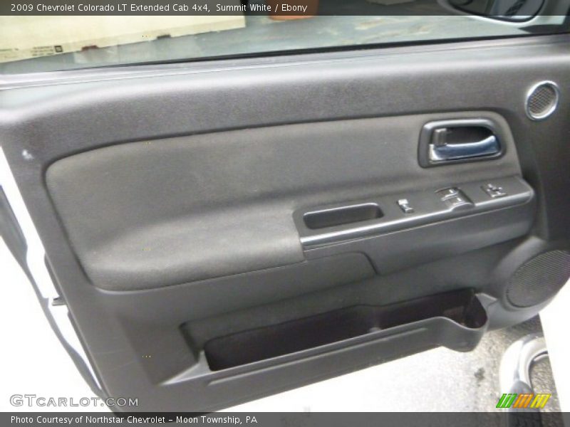 Summit White / Ebony 2009 Chevrolet Colorado LT Extended Cab 4x4