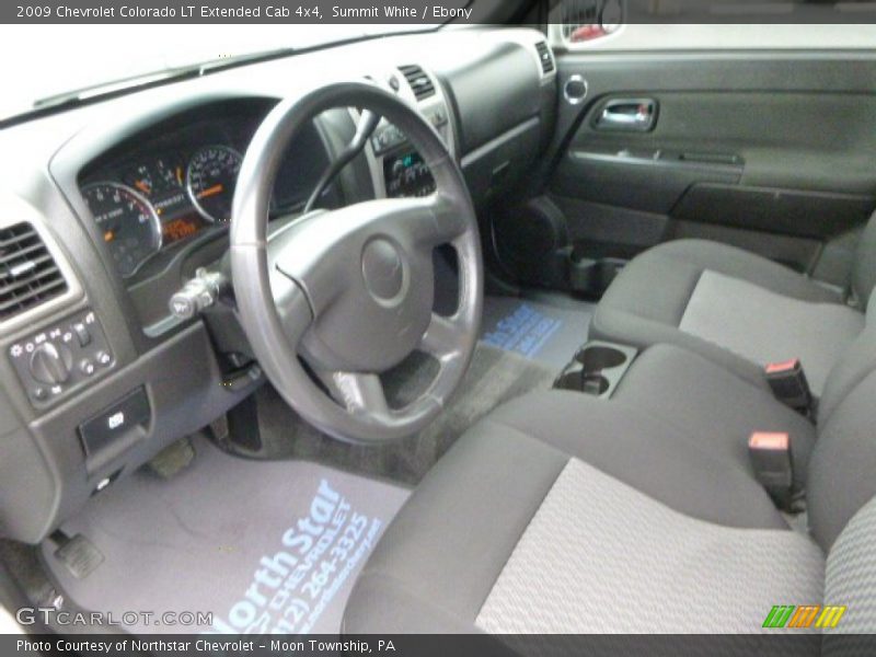 Summit White / Ebony 2009 Chevrolet Colorado LT Extended Cab 4x4