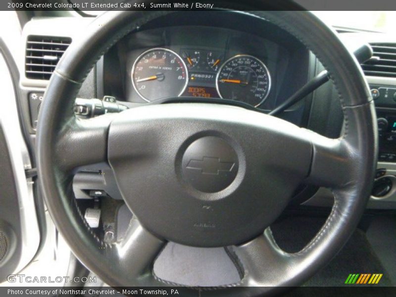 Summit White / Ebony 2009 Chevrolet Colorado LT Extended Cab 4x4
