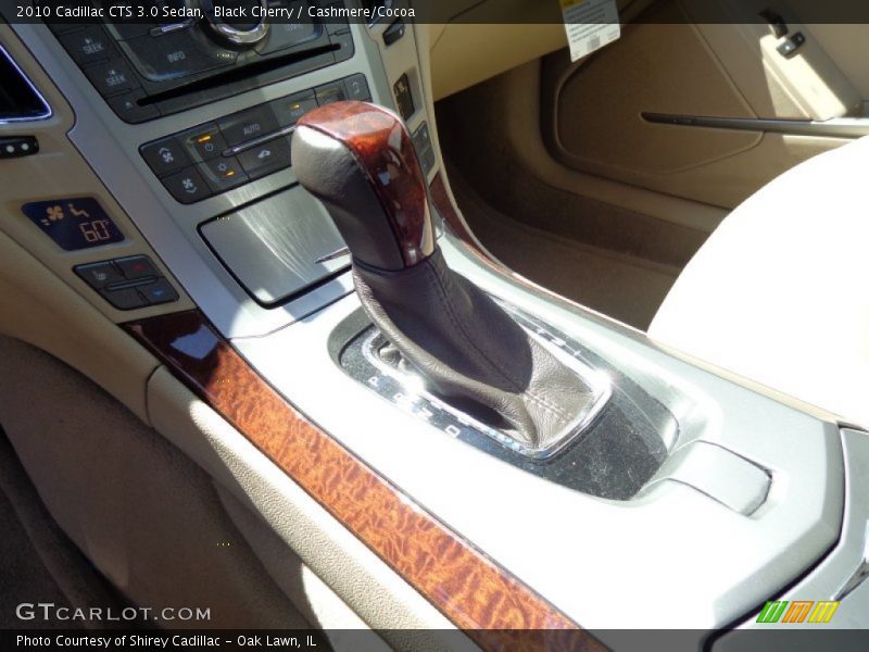 Black Cherry / Cashmere/Cocoa 2010 Cadillac CTS 3.0 Sedan