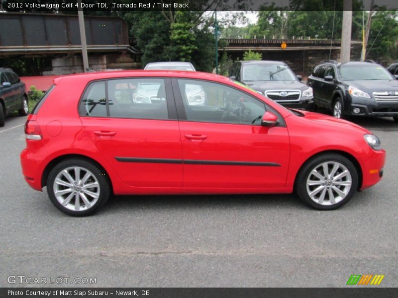  2012 Golf 4 Door TDI Tornado Red