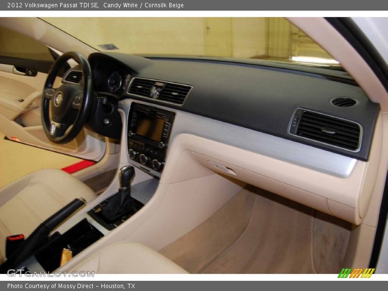 Candy White / Cornsilk Beige 2012 Volkswagen Passat TDI SE