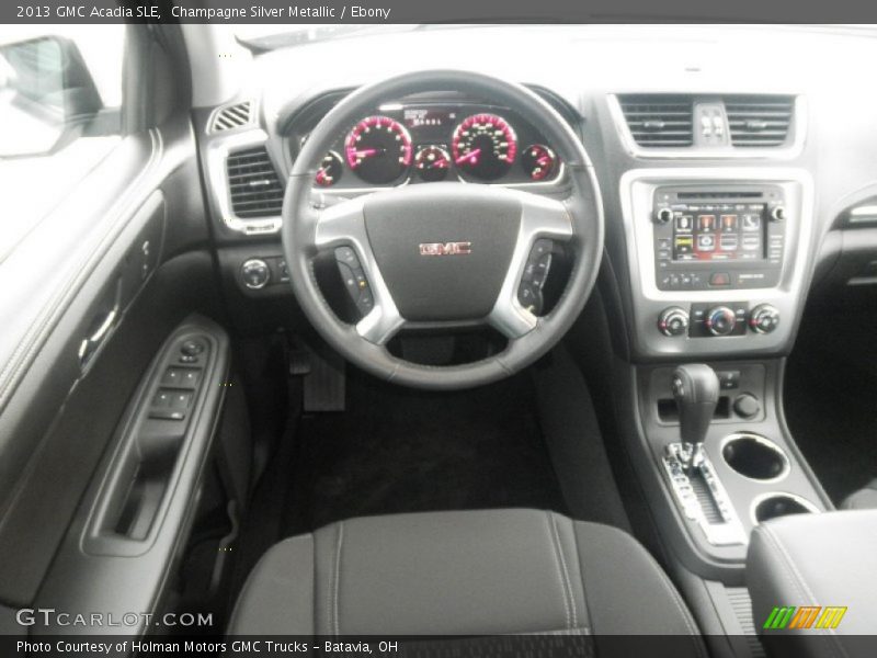Champagne Silver Metallic / Ebony 2013 GMC Acadia SLE