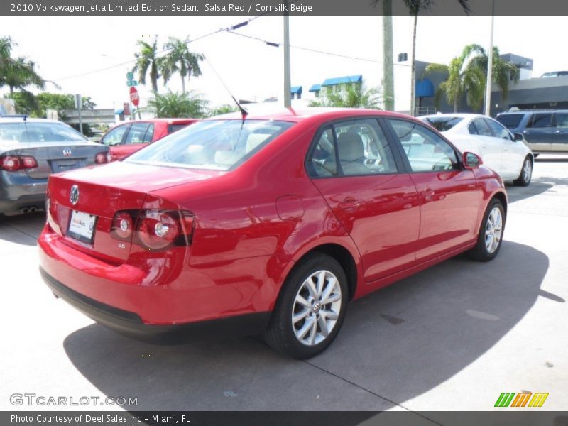 Salsa Red / Cornsilk Beige 2010 Volkswagen Jetta Limited Edition Sedan