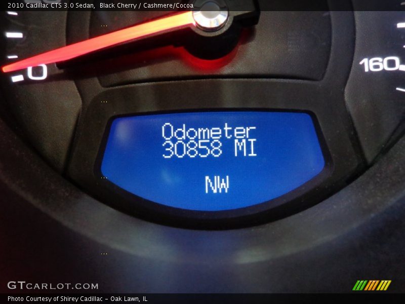 Black Cherry / Cashmere/Cocoa 2010 Cadillac CTS 3.0 Sedan
