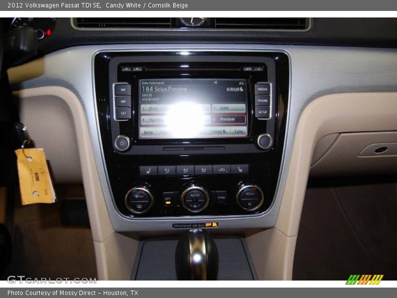 Candy White / Cornsilk Beige 2012 Volkswagen Passat TDI SE