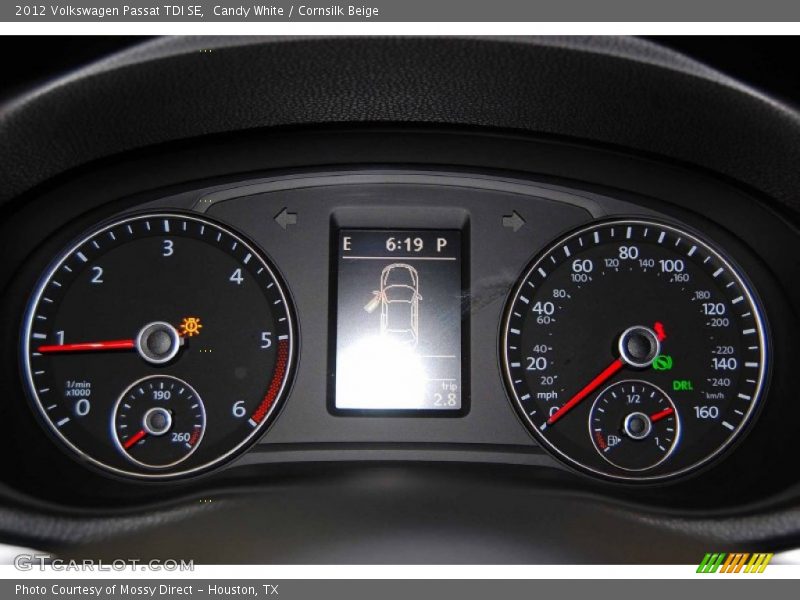 Candy White / Cornsilk Beige 2012 Volkswagen Passat TDI SE