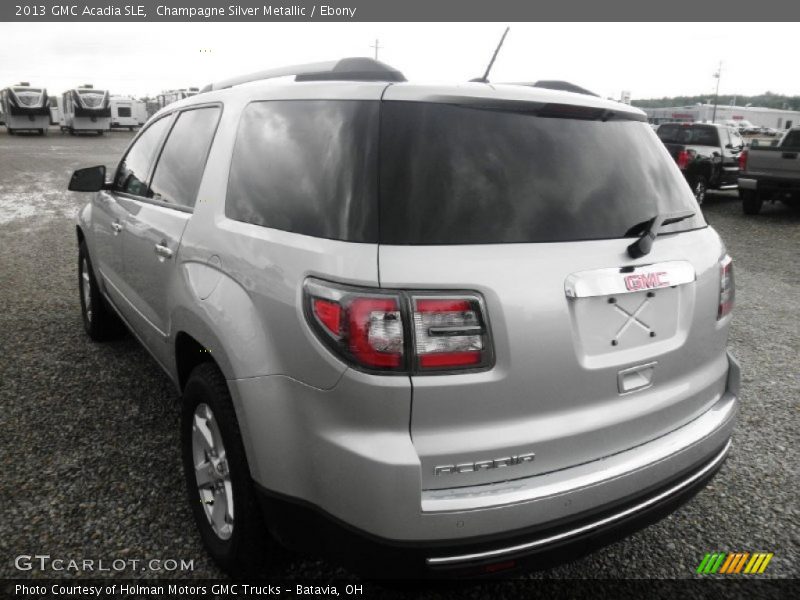 Champagne Silver Metallic / Ebony 2013 GMC Acadia SLE