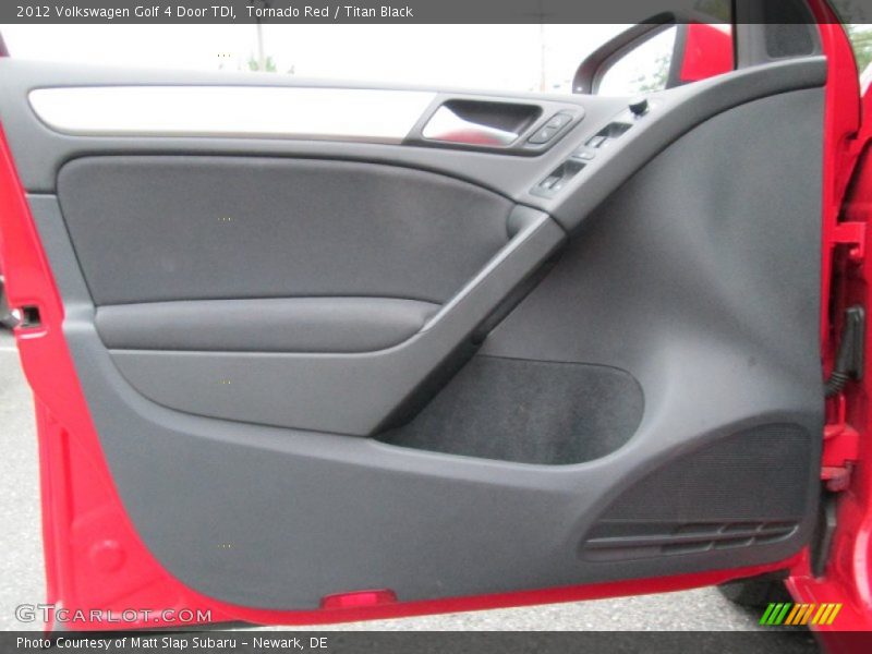 Tornado Red / Titan Black 2012 Volkswagen Golf 4 Door TDI