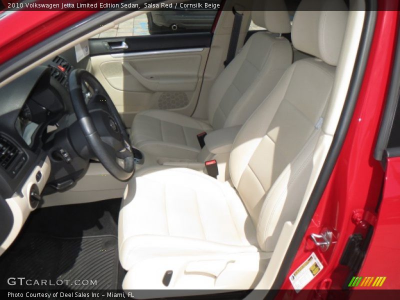 Salsa Red / Cornsilk Beige 2010 Volkswagen Jetta Limited Edition Sedan