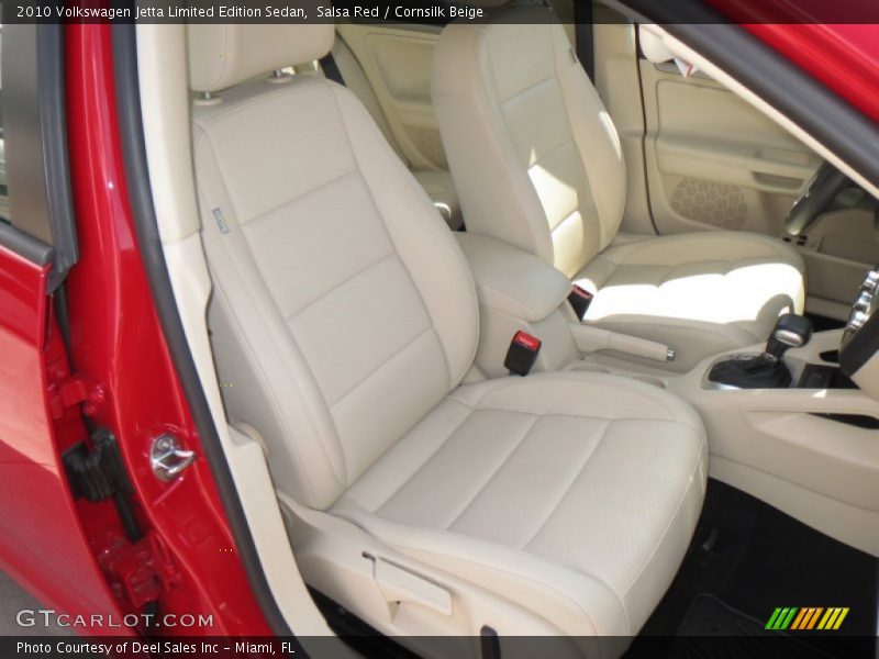 Salsa Red / Cornsilk Beige 2010 Volkswagen Jetta Limited Edition Sedan