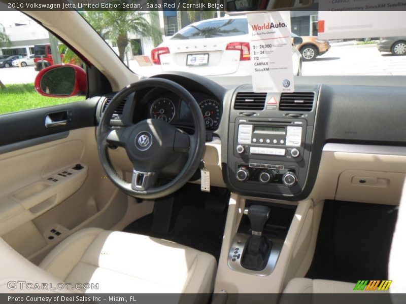 Salsa Red / Cornsilk Beige 2010 Volkswagen Jetta Limited Edition Sedan