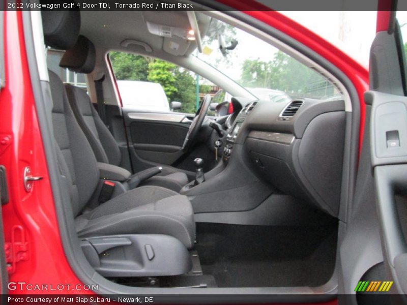 Tornado Red / Titan Black 2012 Volkswagen Golf 4 Door TDI