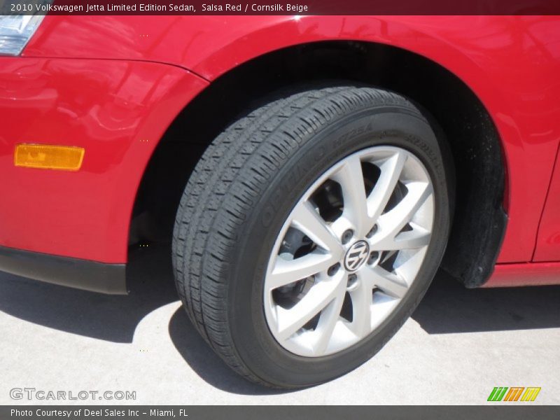 Salsa Red / Cornsilk Beige 2010 Volkswagen Jetta Limited Edition Sedan