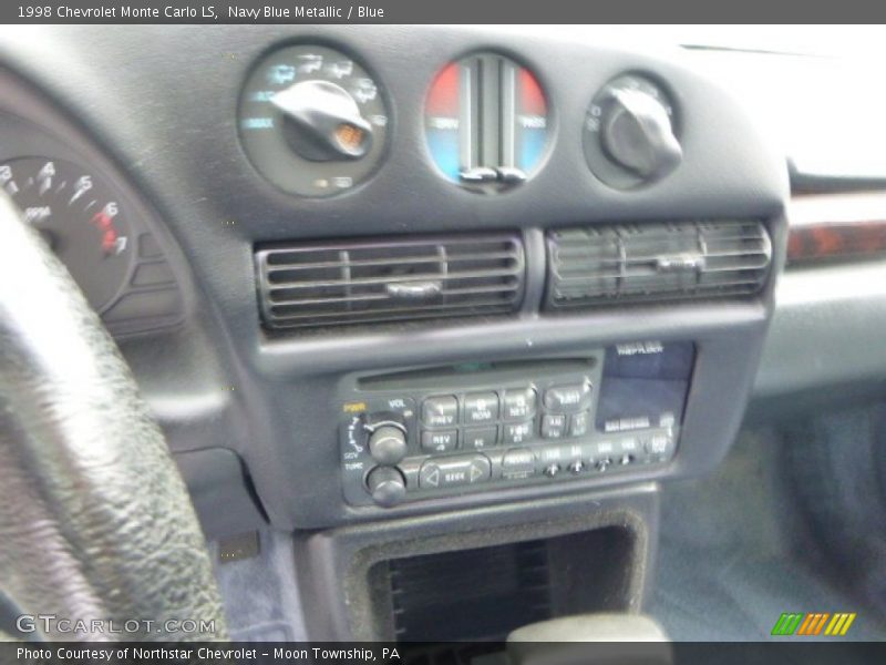Navy Blue Metallic / Blue 1998 Chevrolet Monte Carlo LS