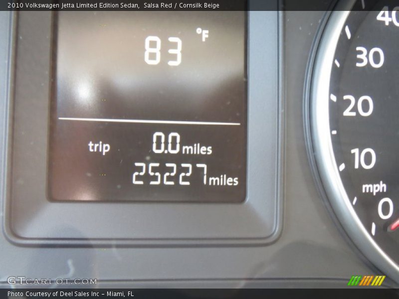 Salsa Red / Cornsilk Beige 2010 Volkswagen Jetta Limited Edition Sedan