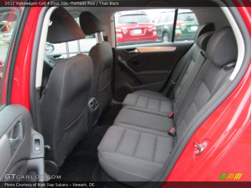 Tornado Red / Titan Black 2012 Volkswagen Golf 4 Door TDI